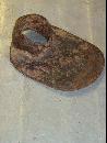 Pair of Antique Hand Forged Iron Hoe Heads