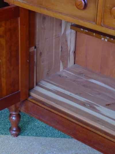 Vintage Solid Cherry Chest