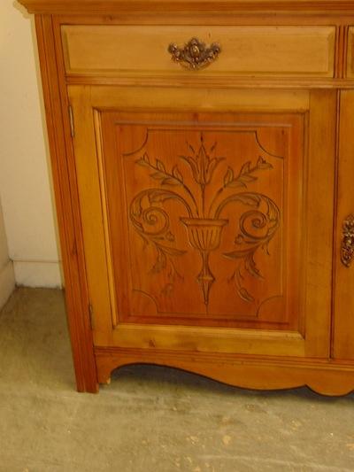 English Antique Solid Pine Cabinet