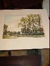 Au Bout Du Villa Signed & Numbered Roger Hebbelinck Etching