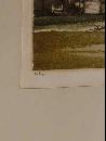 Au Bout Du Villa Signed & Numbered Roger Hebbelinck Etching