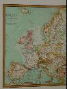 Framed Antique European Map
