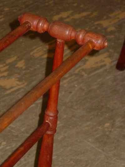 Antique Solid Cherry Quilt Rack