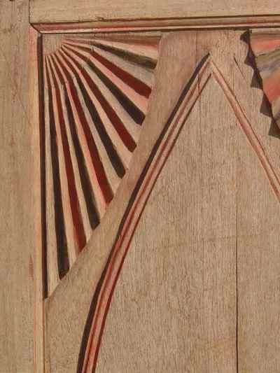 Antique Solid Wood Decorative Painted Panel