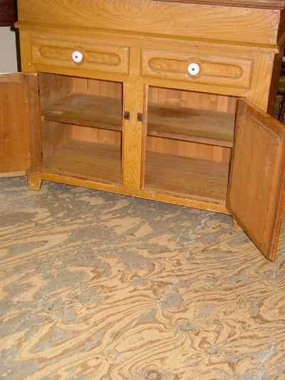German Antique Solid Pine Dry Sink