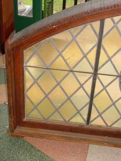 American Antique Leaded & Stained Glass Church Window