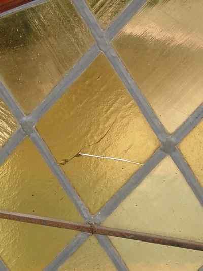 American Antique Leaded & Stained Glass Church Window