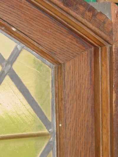 American Antique Leaded & Stained Glass Church Window