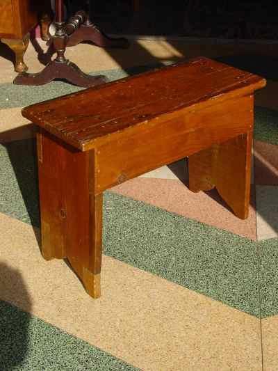Antique Solid Pine Milking Stool