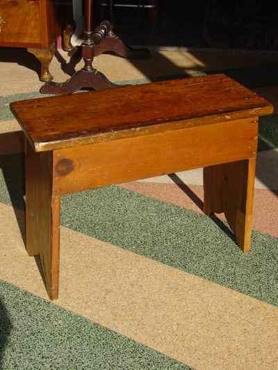 Antique Solid Pine Milking Stool