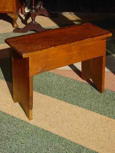 Antique Solid Pine Milking Stool