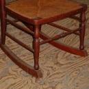 Antique Solid Cherry Ladder Back Rocker