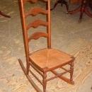 Antique Solid Cherry Ladder Back Rocker