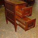 Antique Solid Mahogany File Cabinet