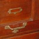 Antique Solid Mahogany File Cabinet