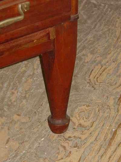 Antique Solid Mahogany File Cabinet