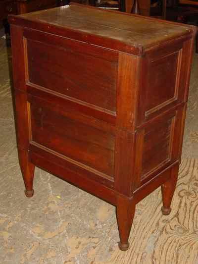 Antique Solid Mahogany File Cabinet