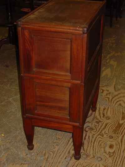 Antique Solid Mahogany File Cabinet
