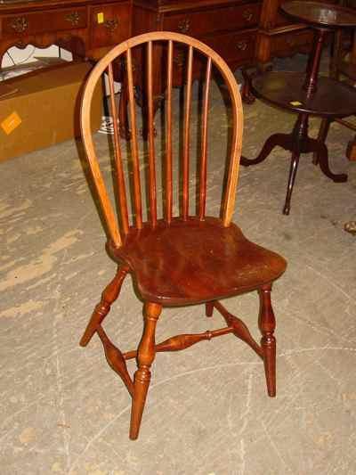 Vintage Windsor Style Solid Cherry Chair