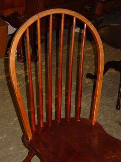 Vintage Windsor Style Solid Cherry Chair