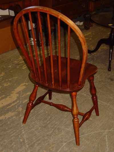Vintage Windsor Style Solid Cherry Chair