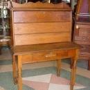 Antique Solid Oak Plantation Desk