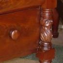 Antique Victorian Empire Mahogany Side Table