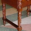 Antique Victorian Empire Mahogany Side Table