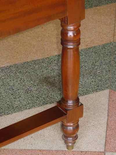 Antique Victorian Empire Mahogany Side Table
