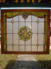 Multicolor Victorian Antique Stained Glass