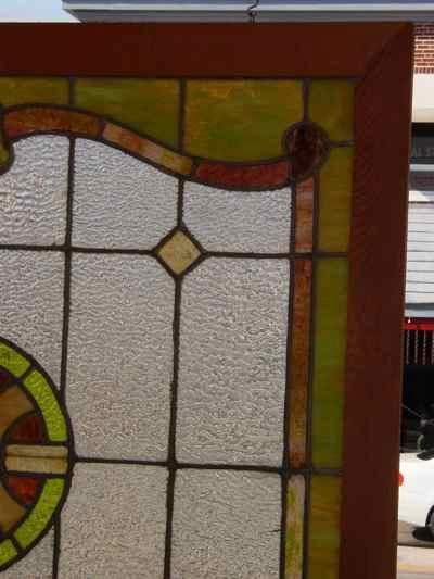 Multicolor Victorian Antique Stained Glass