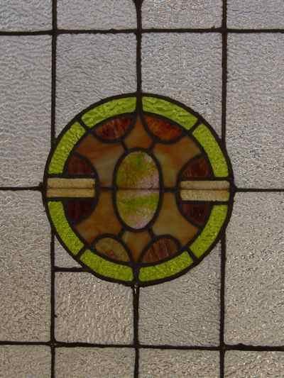 Multicolor Victorian Antique Stained Glass