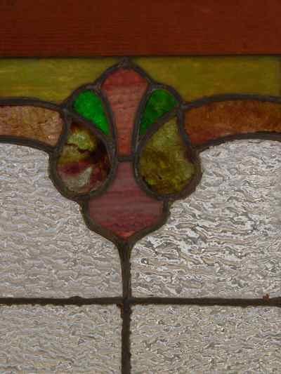 Multicolor Victorian Antique Stained Glass