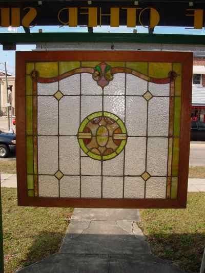 Multicolor Victorian Antique Stained Glass