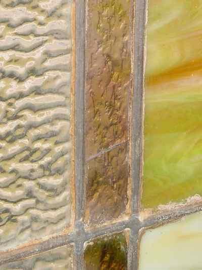 Multicolor Victorian Antique Stained Glass
