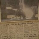 Framed Original Moon Landing Newspaper