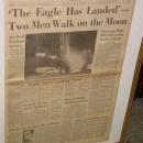 Framed Original Moon Landing Newspaper