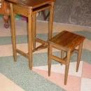 H. T. Cushman Manufacturing Company Antique Solid 1/4 Sawn Oak Telephone Stand