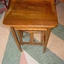 H. T. Cushman Manufacturing Company Antique Solid 1/4 Sawn Oak Telephone Stand