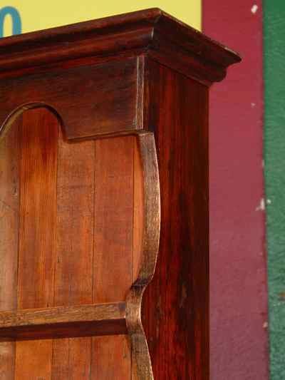 English Barley Twist 1/4 Sawn Tiger Oak Welsh Dresser