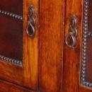 English Barley Twist 1/4 Sawn Tiger Oak Welsh Dresser