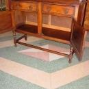 English Barley Twist 1/4 Sawn Tiger Oak Welsh Dresser