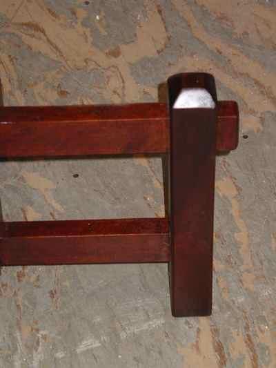 Antique Arts & Crafts Mission Style Black Walnut Coat or Hat Rack