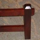 Antique Arts & Crafts Mission Style Black Walnut Coat or Hat Rack
