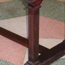Antique Solid Mahogany Piano Bench