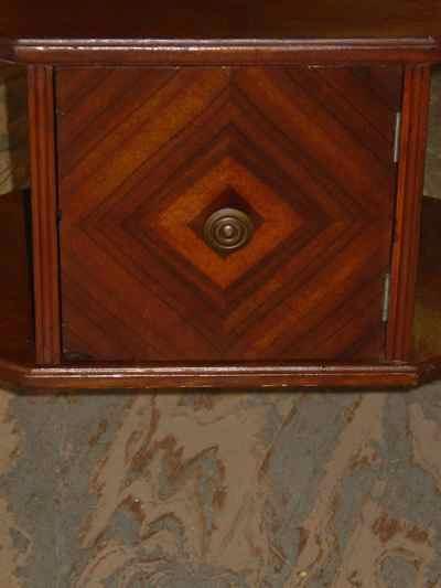 Art Deco Walnut Humidor Smoking Stand