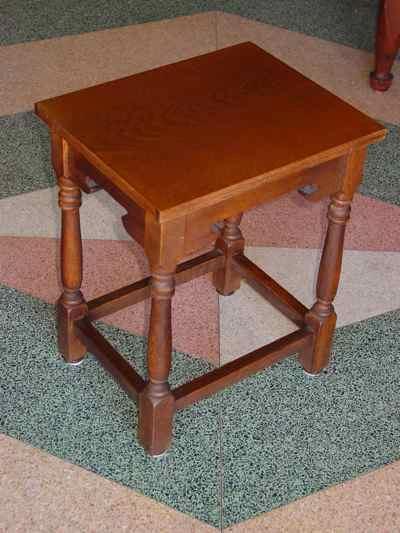 Set of 3 Solid Oak Nesting Tables