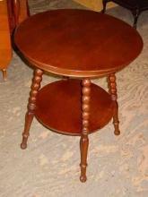 Antique Solid Oak 1/4 Sawn Tiger Oak Parlor Table