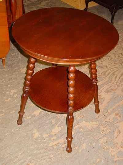 Antique Solid Oak 1/4 Sawn Tiger Oak Parlor Table