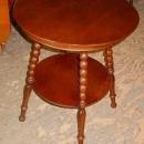 Antique Solid Oak 1/4 Sawn Tiger Oak Parlor Table